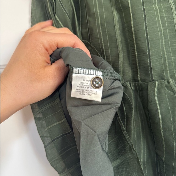 Vacate the Label by Anthropologie Green Habitat Jumpsuit sz S NWT - Picture 7 of 7